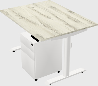 Dual motor electric desk