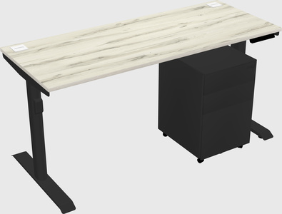 Dual motor electric desk