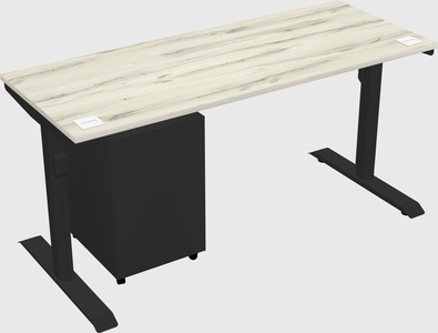 Dual motor electric desk