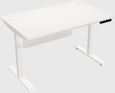 Dual motor electric desk