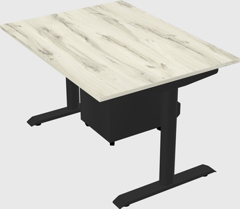 Dual motor electric desk
