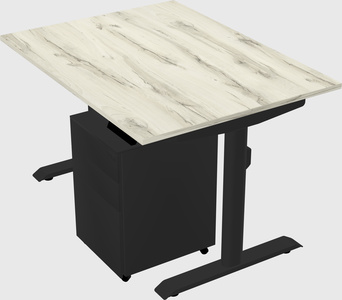 Dual motor electric desk