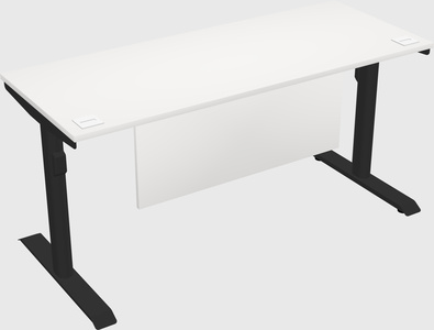 Dual motor electric desk