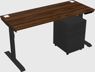 Dual motor electric desk