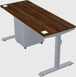 Dual motor electric desk