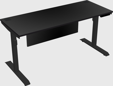 Dual motor electric desk