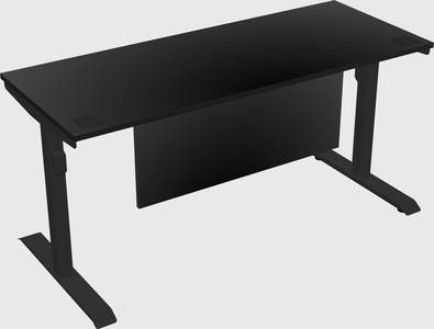 Dual motor electric desk