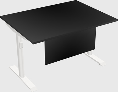 Dual motor electric desk