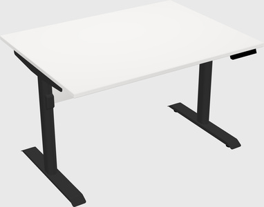 Dual motor electric desk