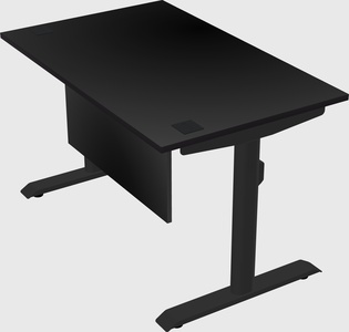 Dual motor electric desk