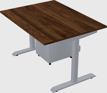 Dual motor electric desk