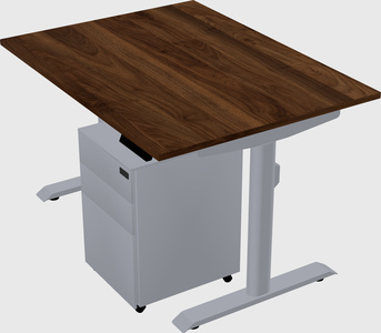 Dual motor electric desk