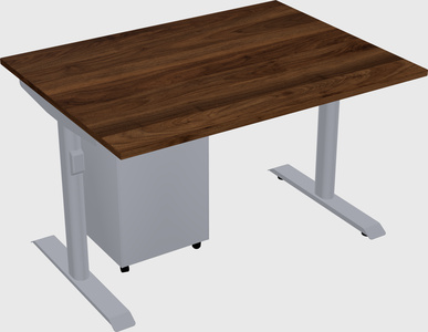 Dual motor electric desk