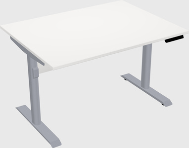 Dual motor electric desk