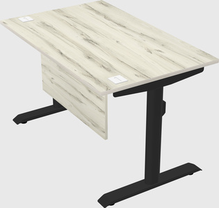 Dual motor electric desk