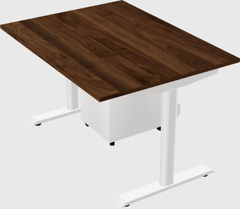 Dual motor electric desk