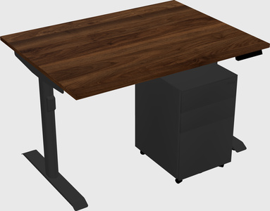 Dual motor electric desk