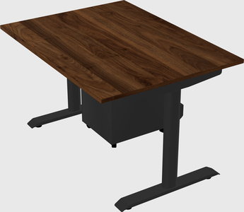 Dual motor electric desk