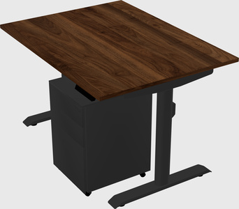 Dual motor electric desk