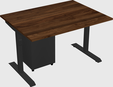 Dual motor electric desk