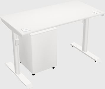 Dual motor electric desk
