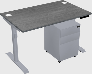 Dual motor electric desk