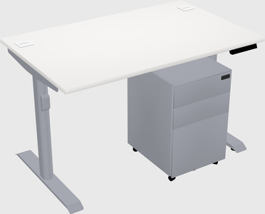 Dual motor electric desk