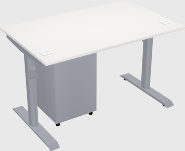 Dual motor electric desk