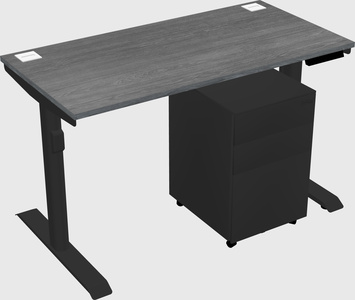 Dual motor electric desk