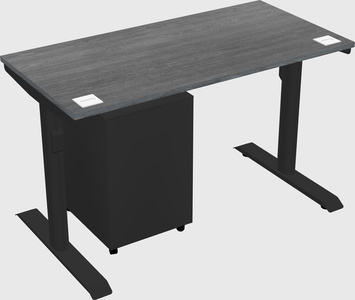Dual motor electric desk