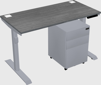Dual motor electric desk
