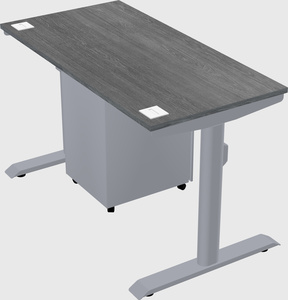 Dual motor electric desk