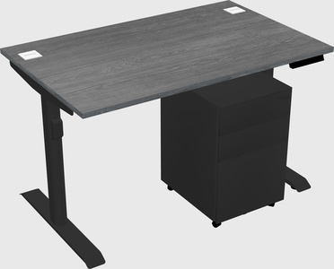 Dual motor electric desk