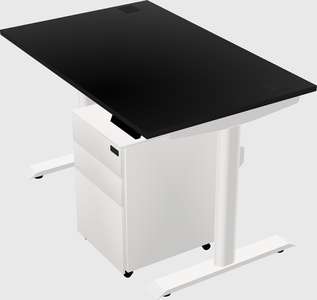 Dual motor electric desk