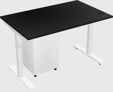 Dual motor electric desk