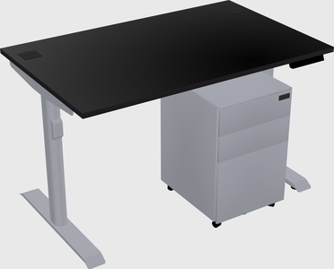 Dual motor electric desk