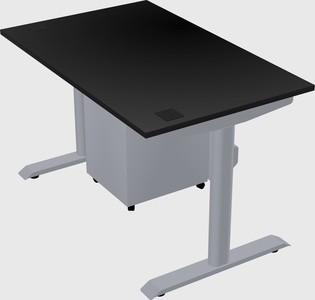 Dual motor electric desk