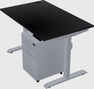 Dual motor electric desk