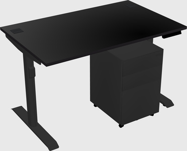 Dual motor electric desk