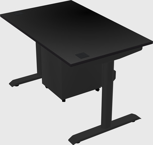 Dual motor electric desk
