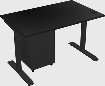 Dual motor electric desk