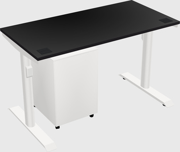 Dual motor electric desk