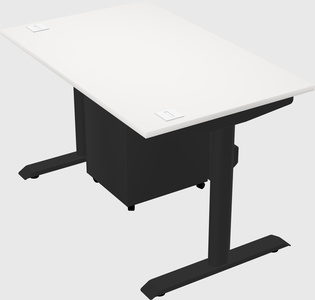 Dual motor electric desk