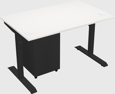 Dual motor electric desk