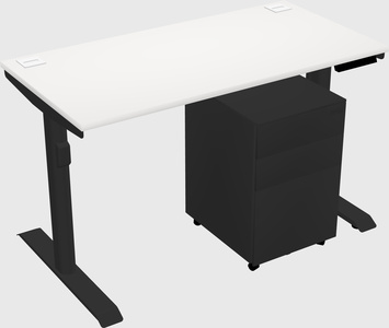Dual motor electric desk