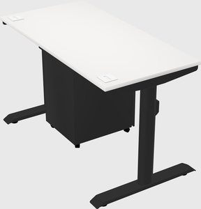 Dual motor electric desk