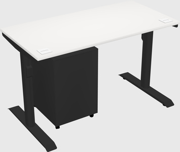 Dual motor electric desk