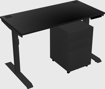 Dual motor electric desk