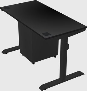 Dual motor electric desk