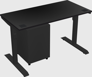 Dual motor electric desk